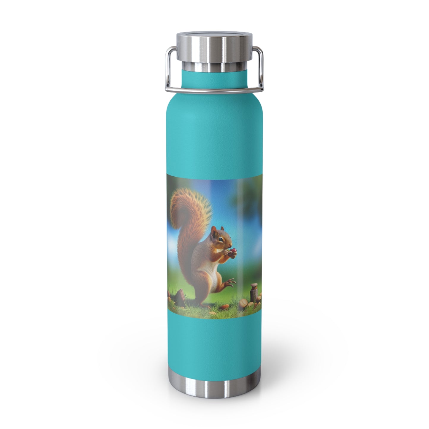 Copper Vacuum Insulated Bottle, 22oz (Squirrel)