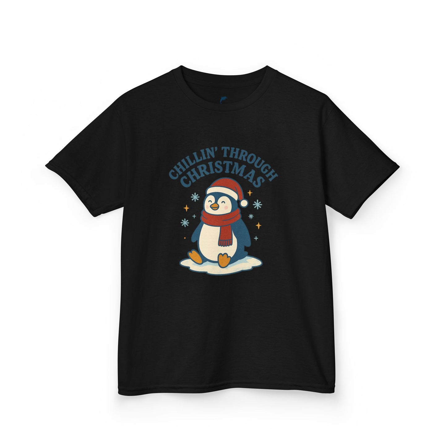 Chillin’ Through Christmas Penguin Kids Tee