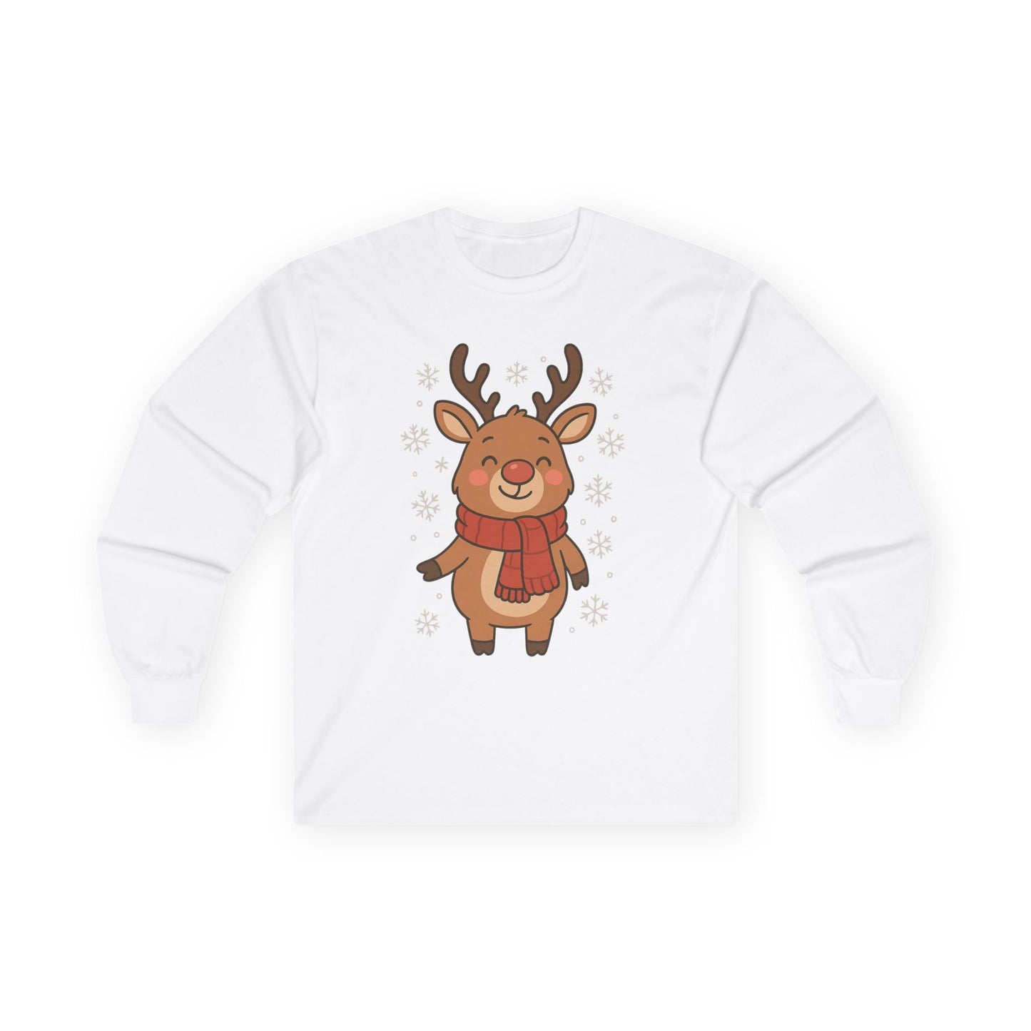 Festive Reindeer Long Sleeve Tee