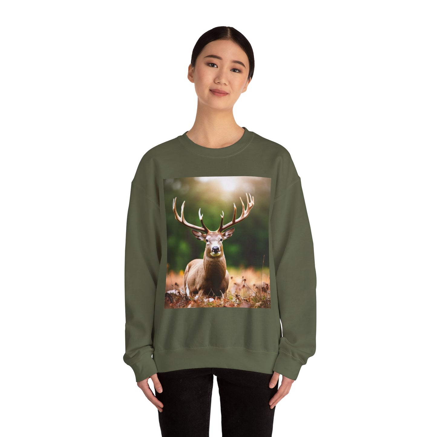 Unisex Heavy Blend™ Crewneck Sweatshirt (Deer)