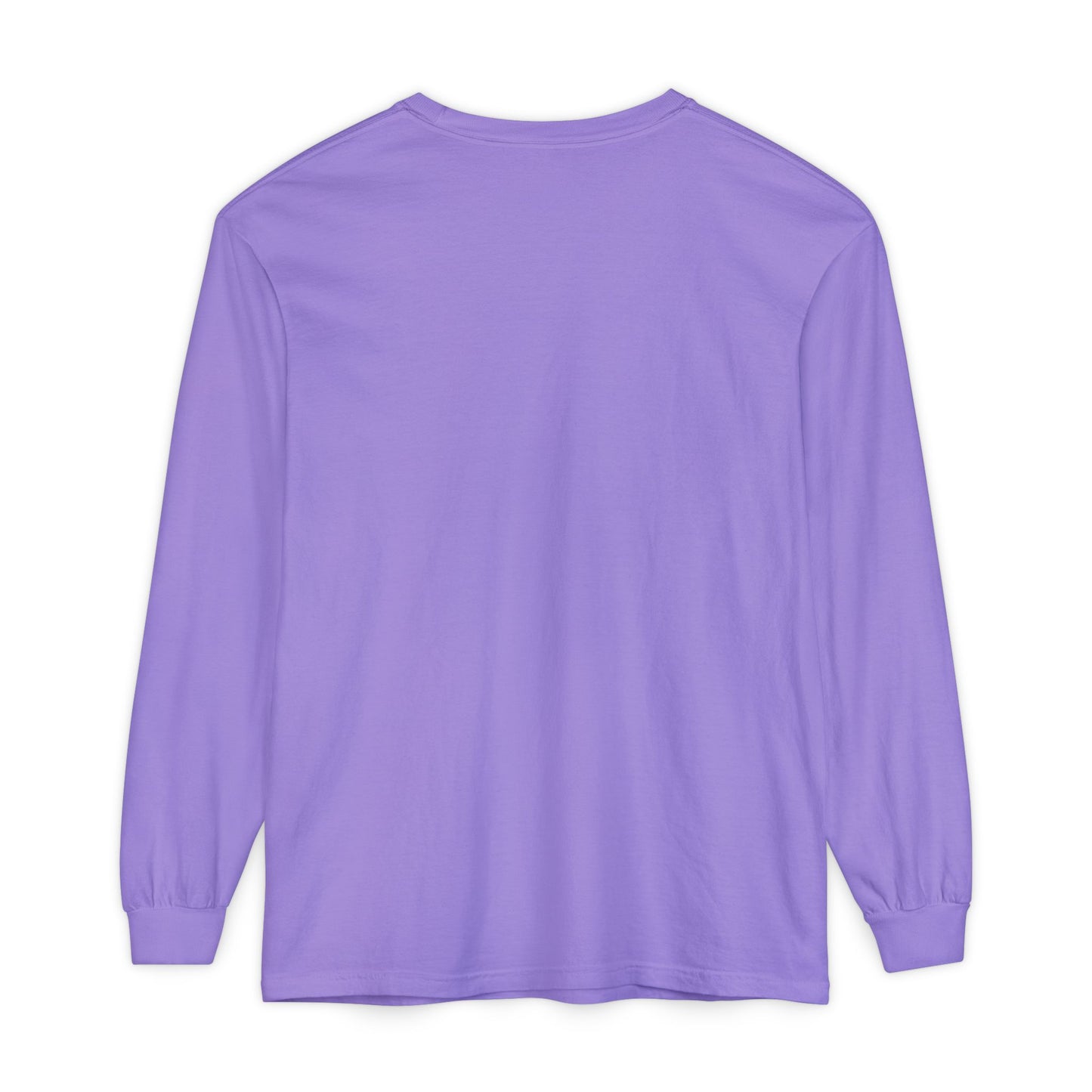 Unisex Garment-dyed Long Sleeve T-Shirt (Colorful Hearts)