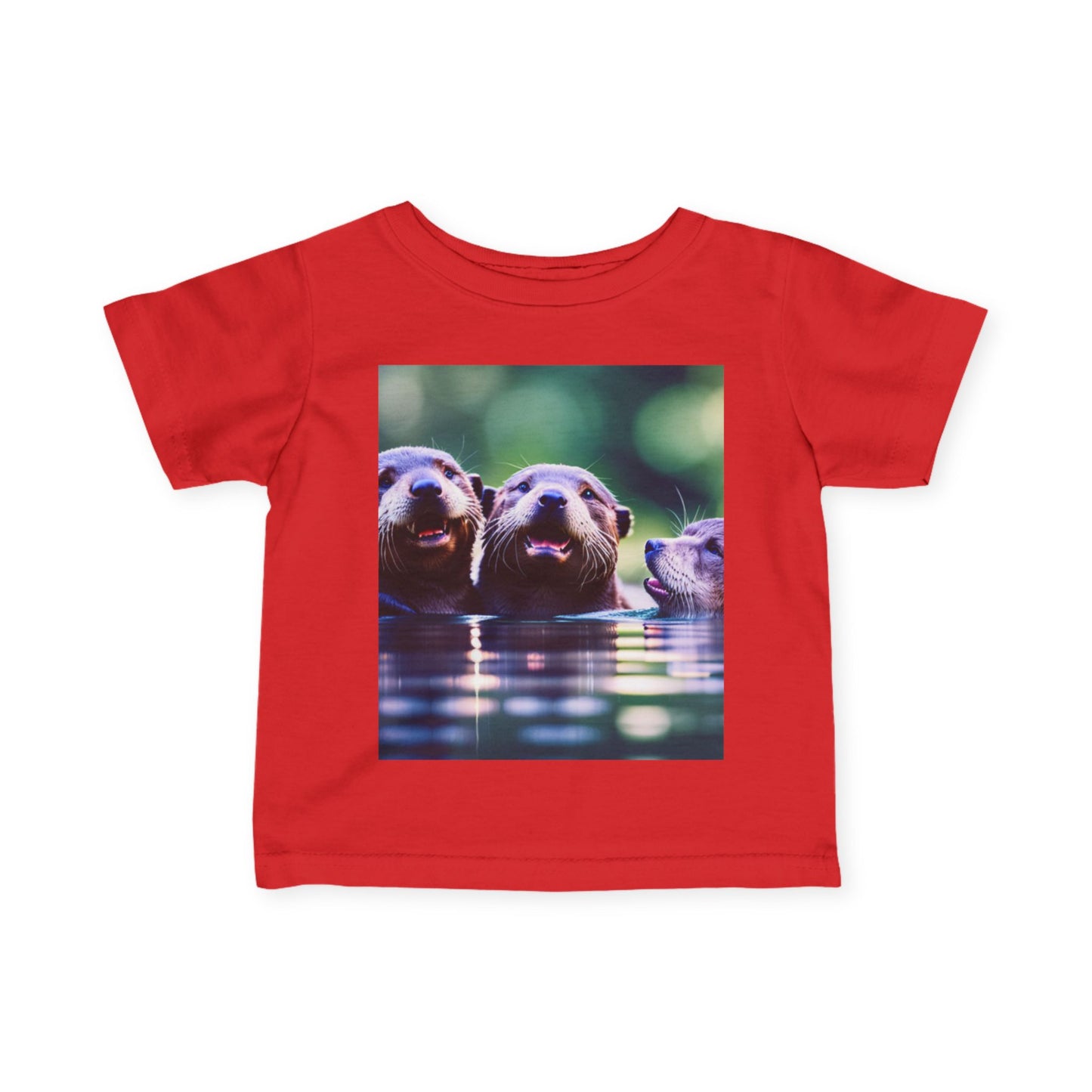 Infant Fine Jersey Tee (Otters)
