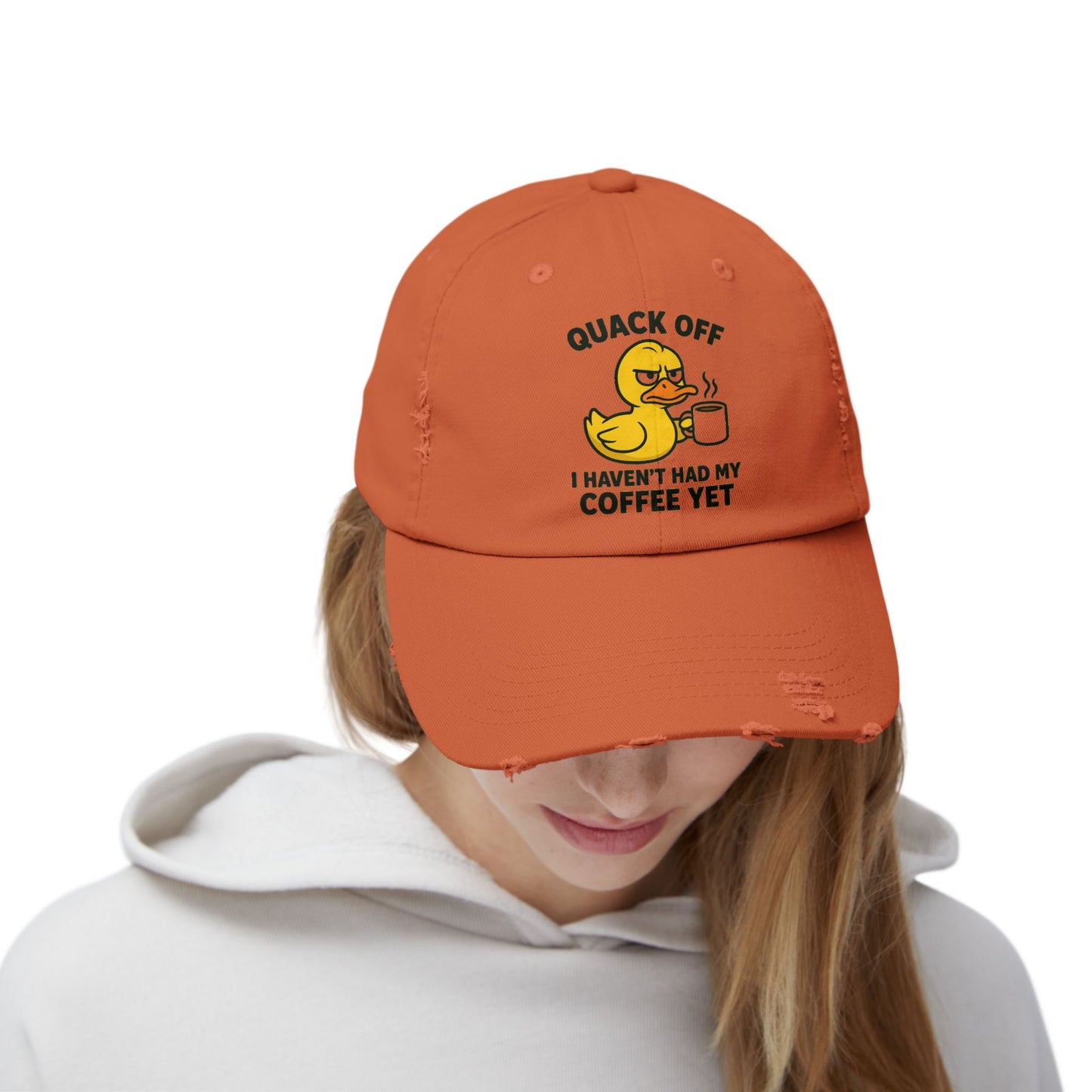 Quack Off Coffee Cap – Funny Unisex Baseball Hat