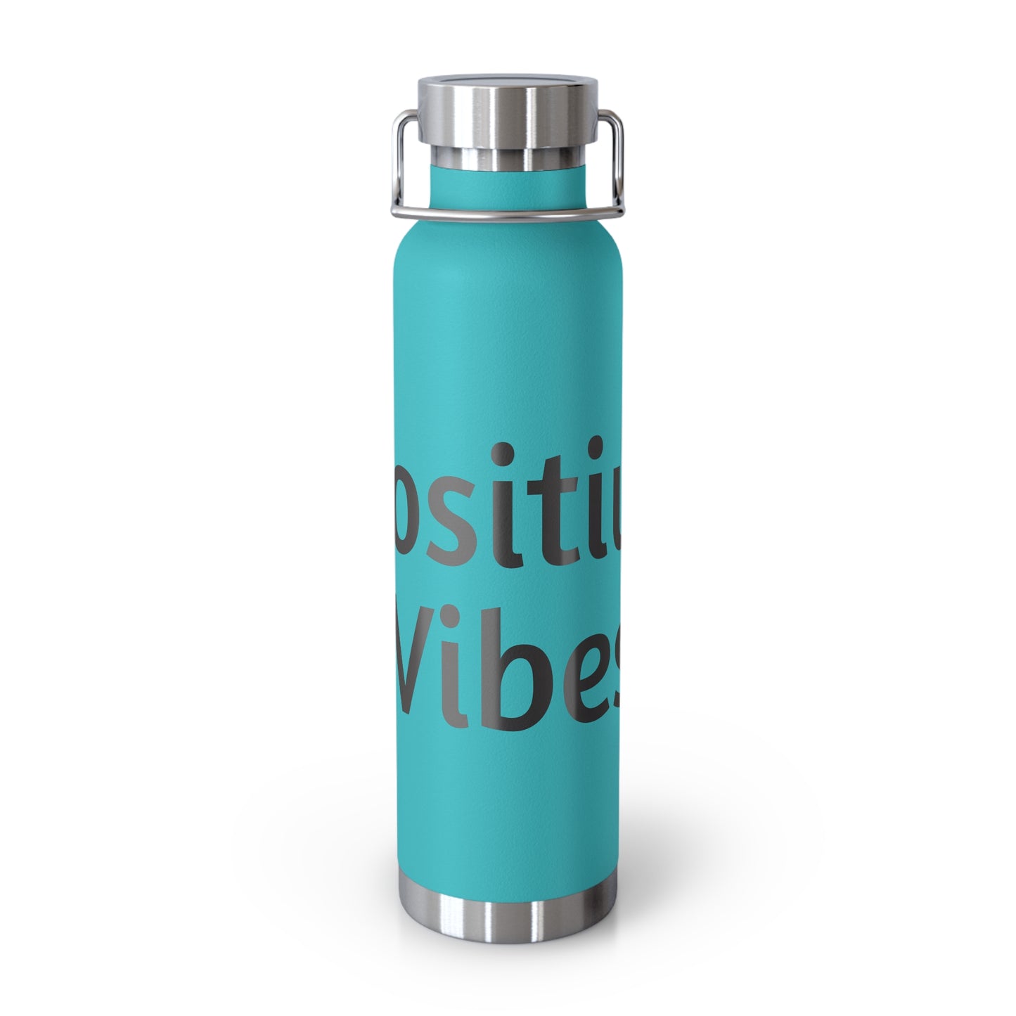Copper Vacuum Insulated Bottle, 22oz (Positive Vibes)