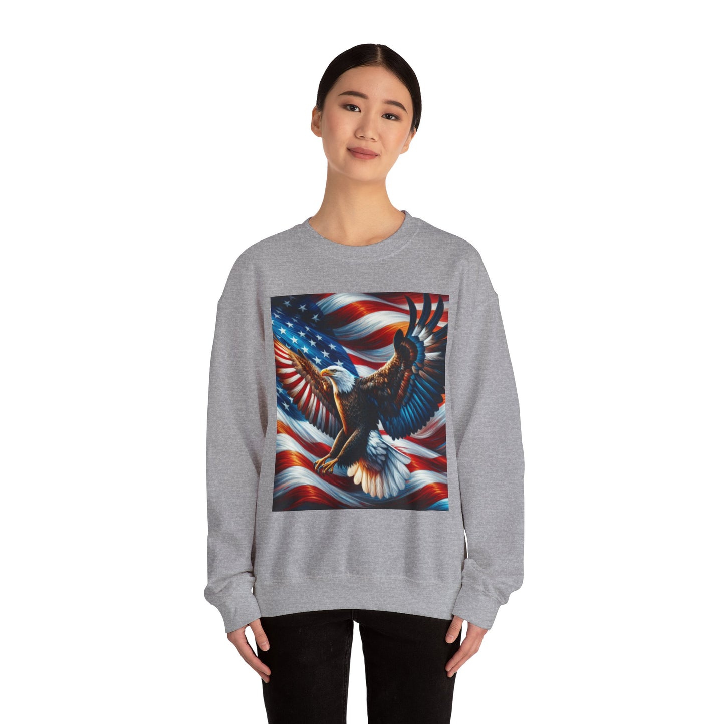Unisex Heavy Blend™ Crewneck Sweatshirt (Eagle)