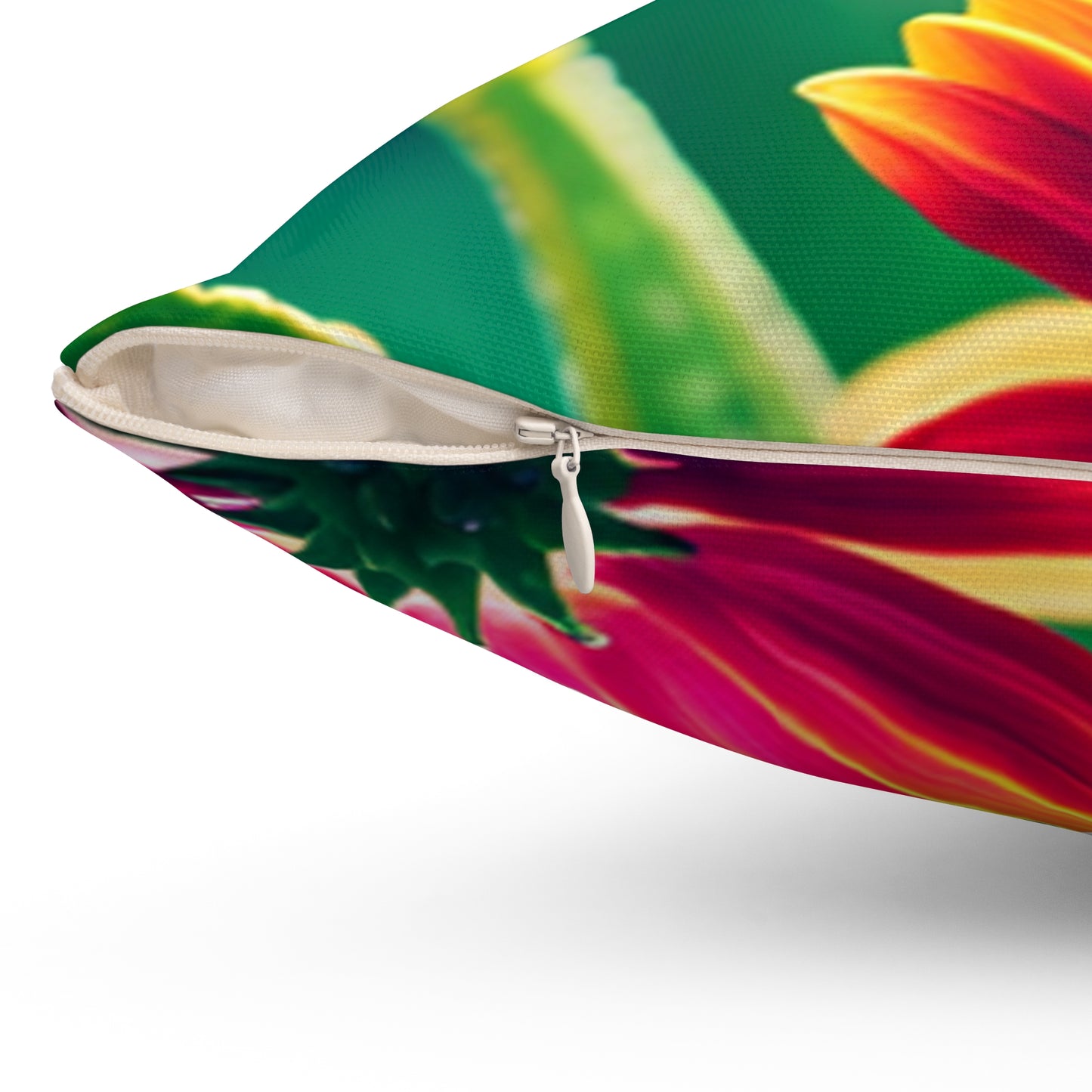 Spun Polyester Square Pillow (Lady Bug)