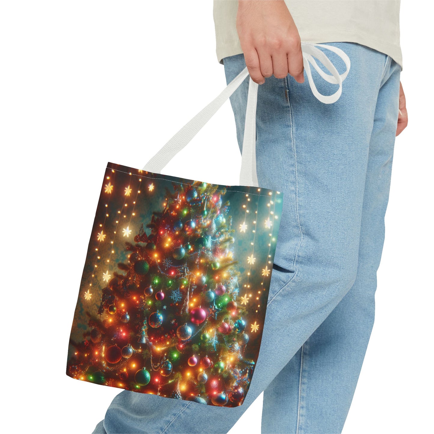 Tote Bag (AOP) (Tree w/Lights)