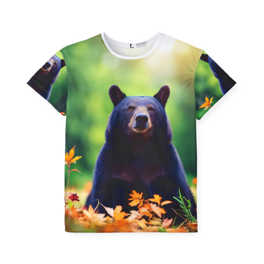 Kids Sports Jersey (AOP) (Black Bear)