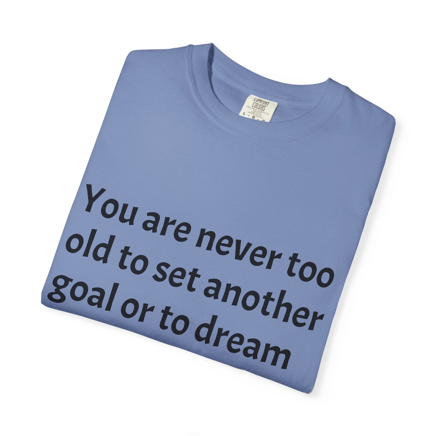 Unisex Garment-Dyed T-shirt (Set a Goal/Dream)