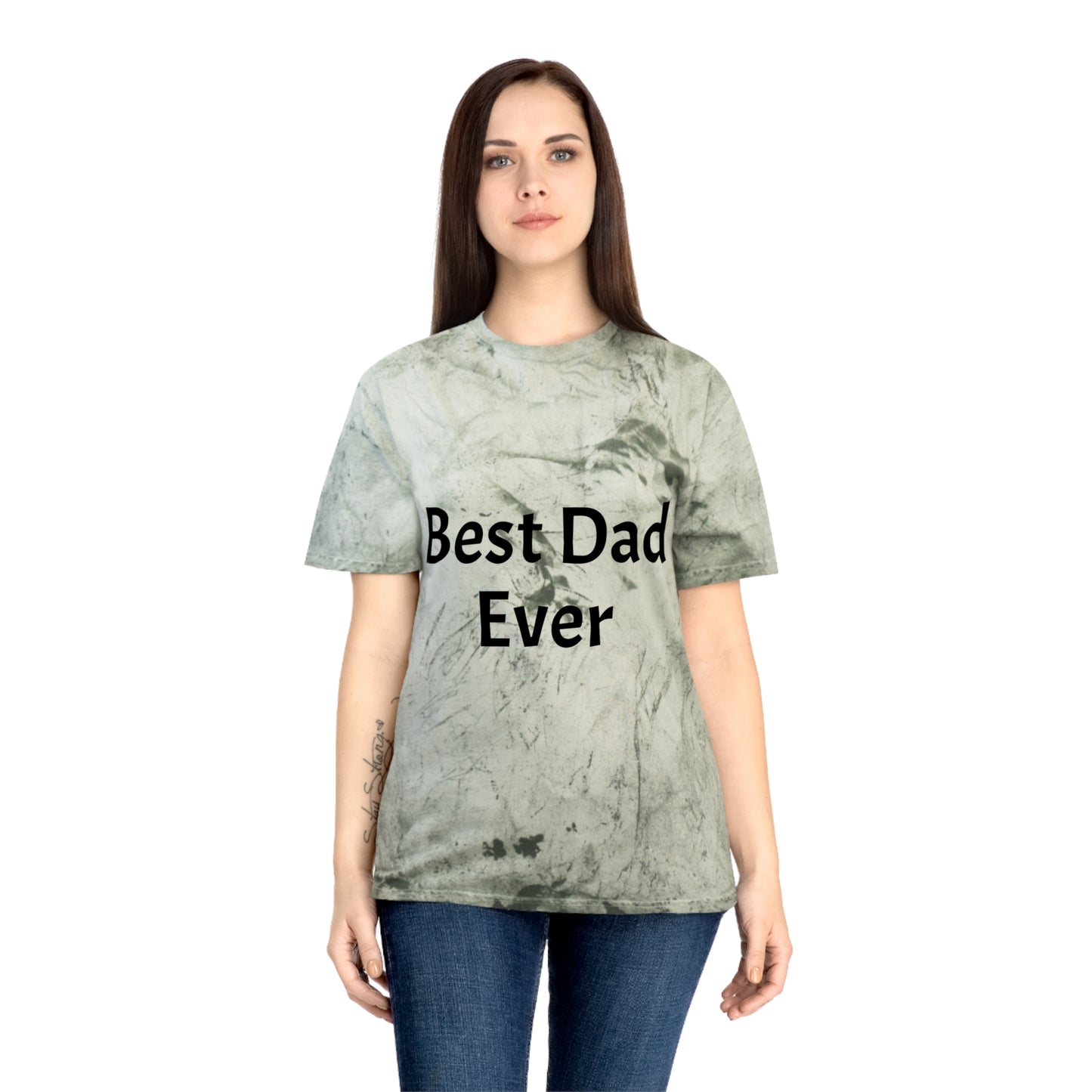 Unisex Color Blast T-Shirt (Best Dad)