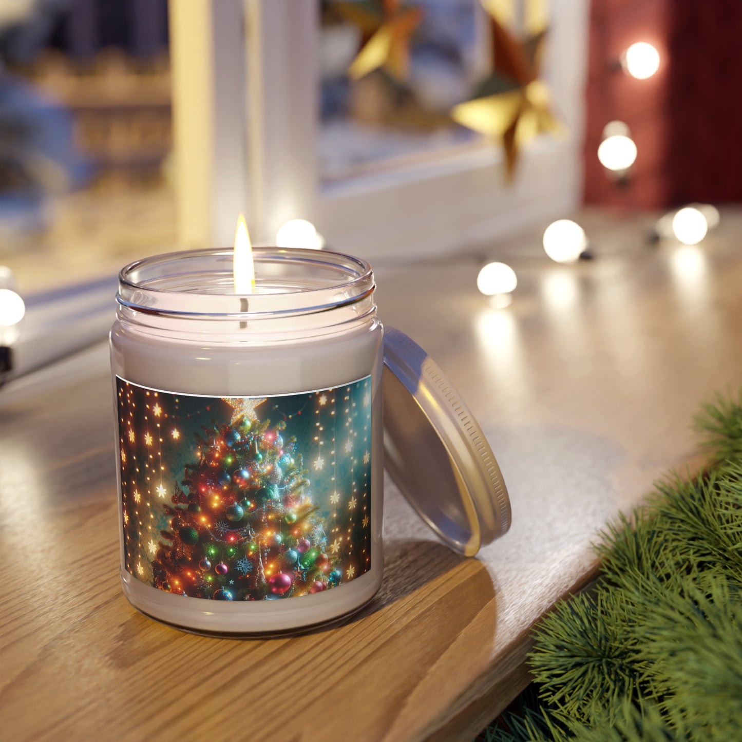 Scented Candles, 9oz (Tree w/Lights)