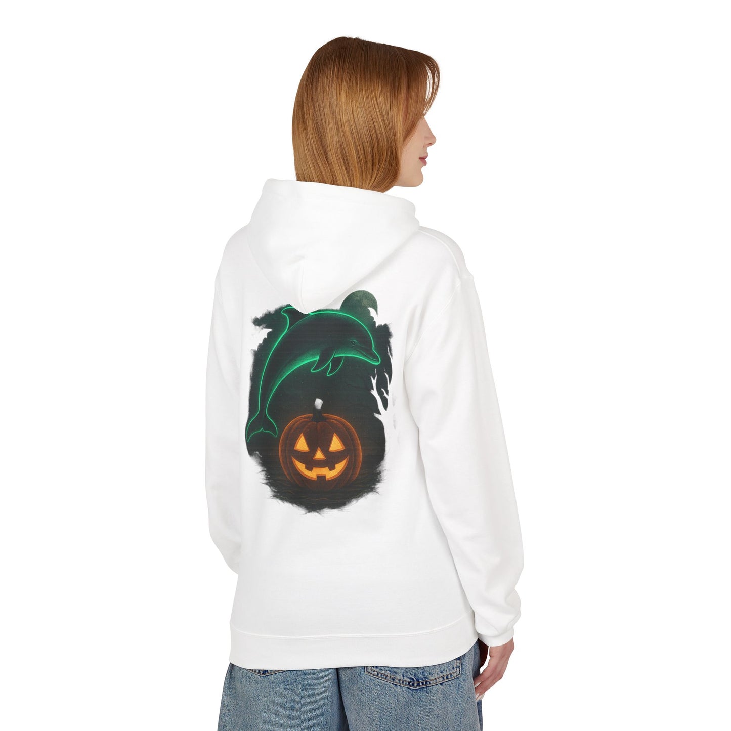 🎃👻 Lucky the Dolphin Halloween Hoodie (Unisex) 👻🎃