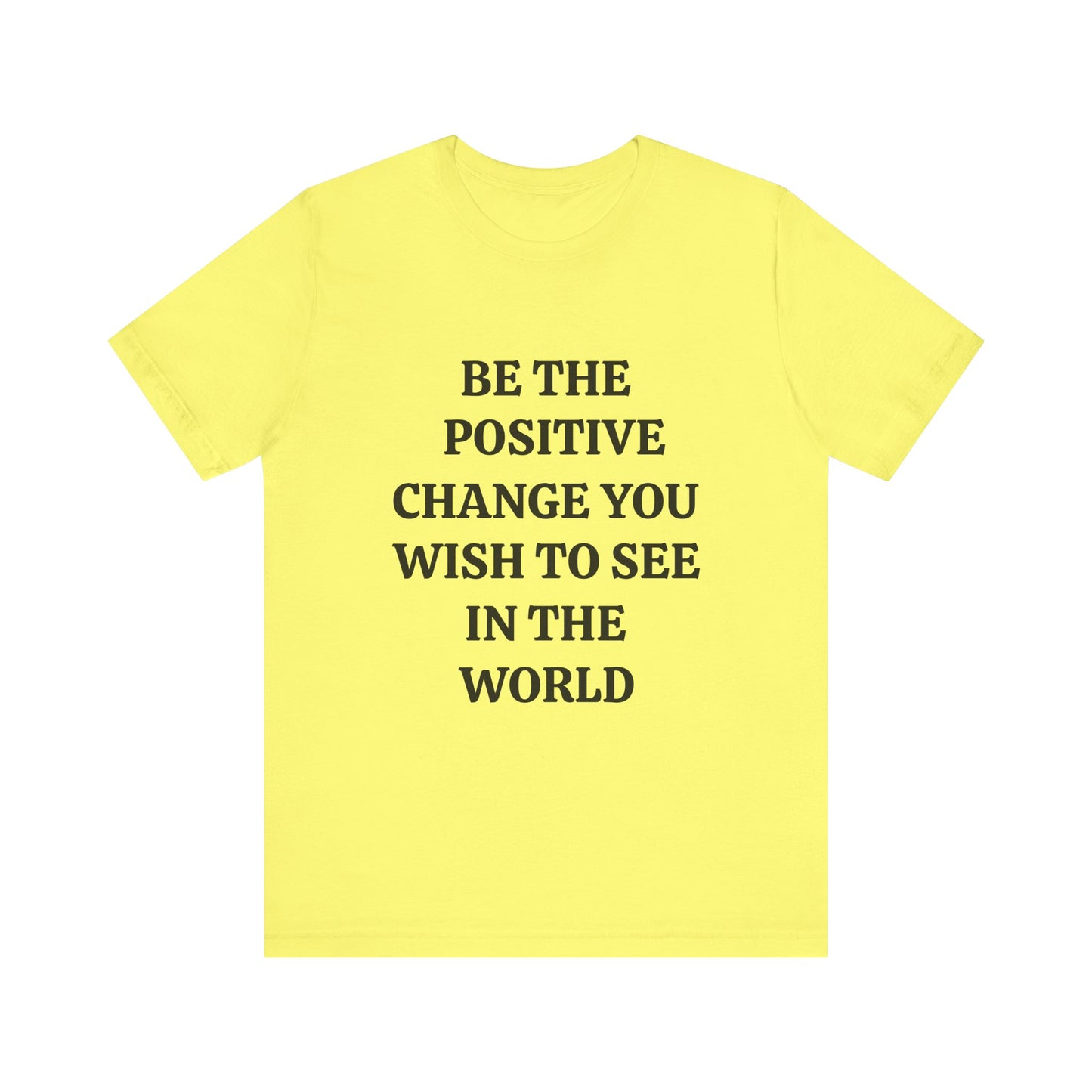 Unisex Jersey Short Sleeve Tee (Positive Change)
