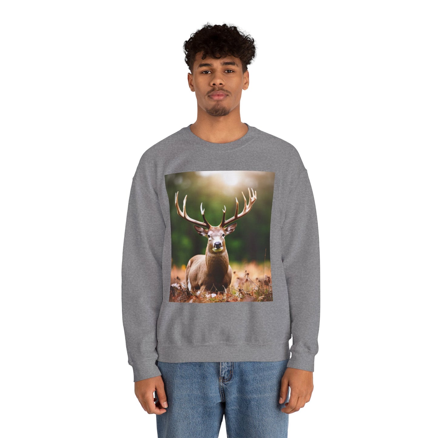 Unisex Heavy Blend™ Crewneck Sweatshirt (Deer)
