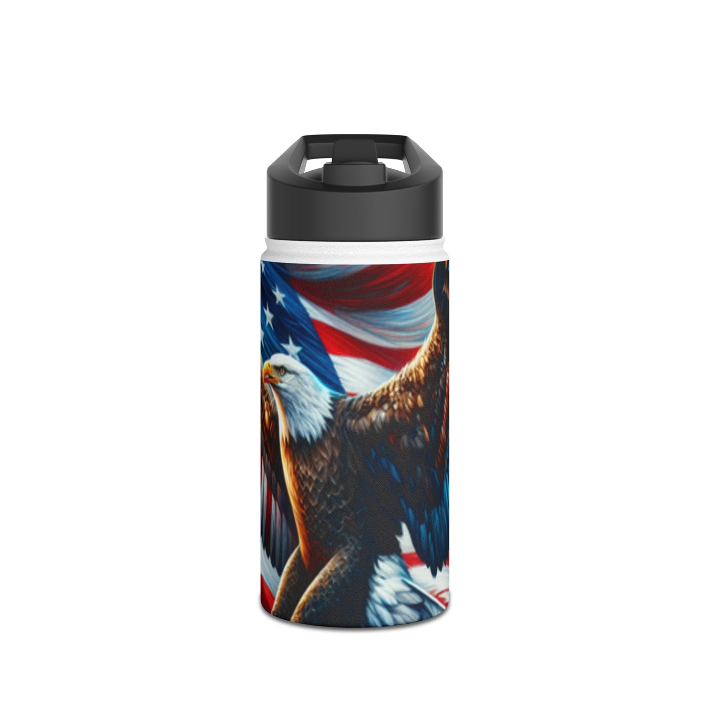 Stainless Steel Water Bottle, Standard Lid (Eagle)