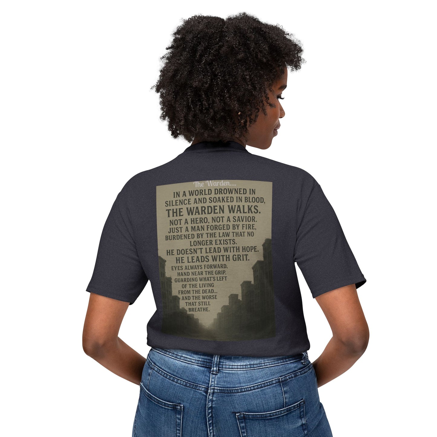 Lone Warden – Code of the New World Tee