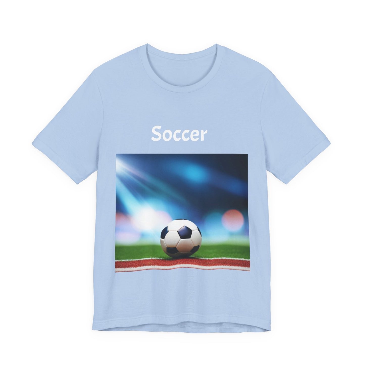 Unisex Jersey Short Sleeve Tee (Soccer Ball)
