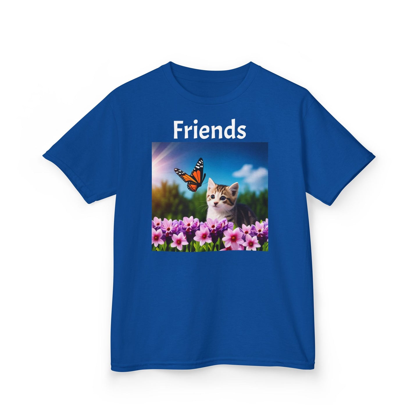 Kids Heavy Cotton™ Tee (Kitten/Friends)