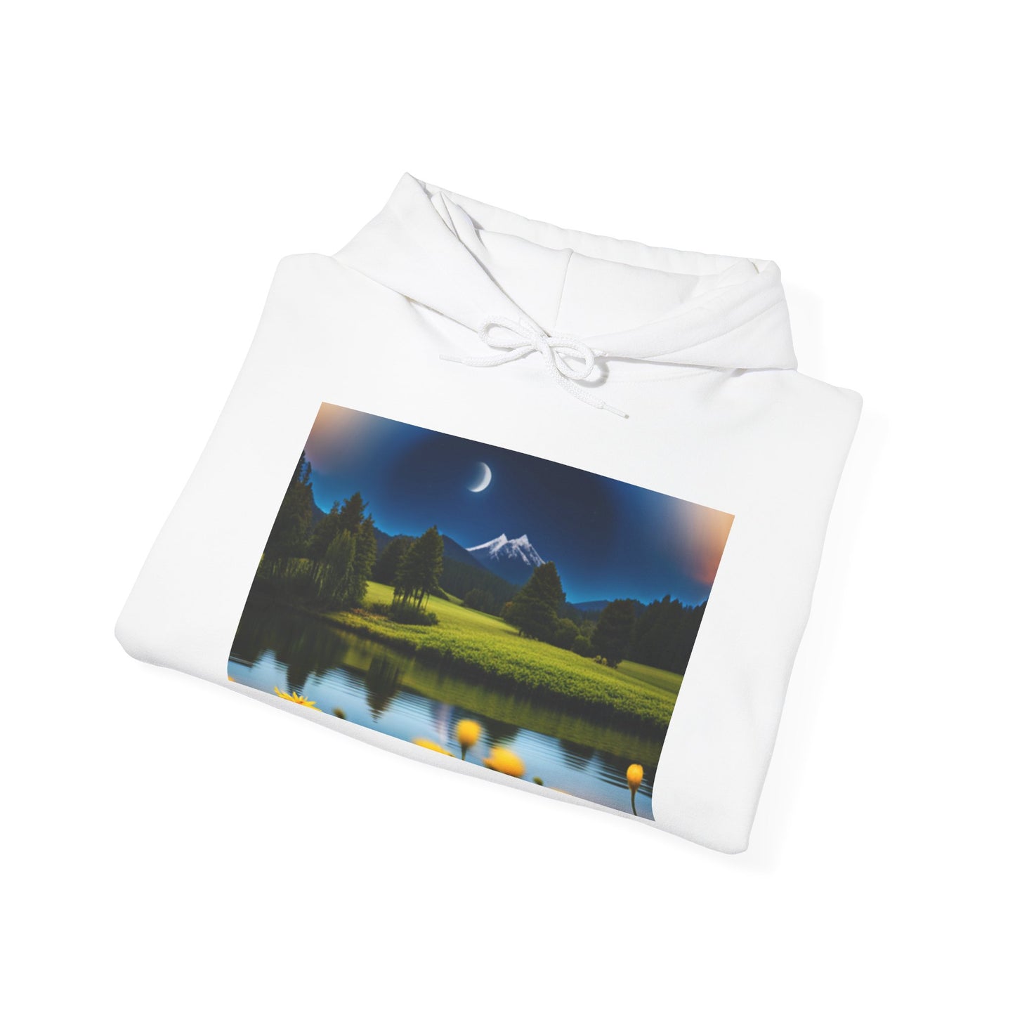 Unisex Heavy Blend™ Hooded Sweatshirt (Moon and Stars)