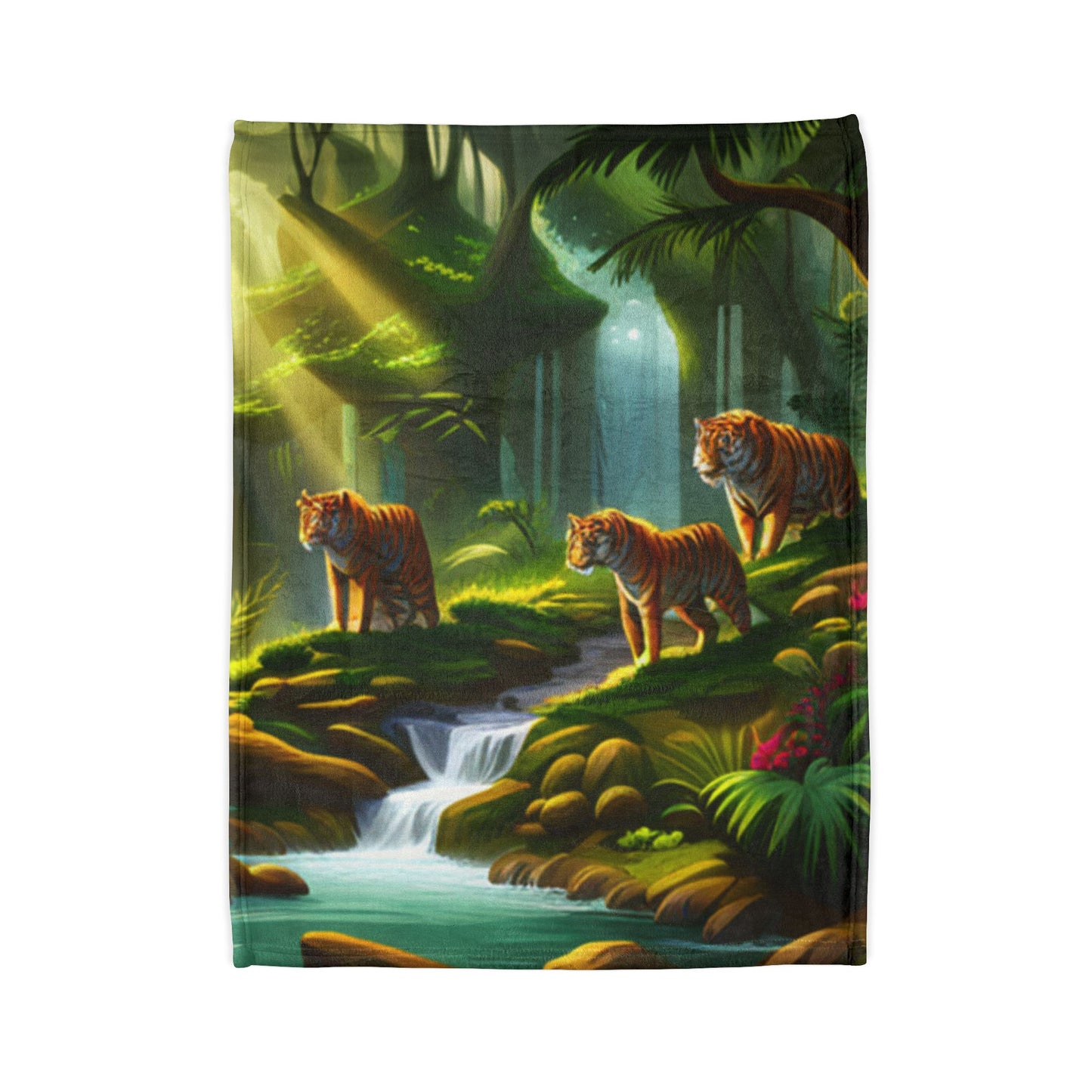 Soft Polyester Blanket (Tiger)