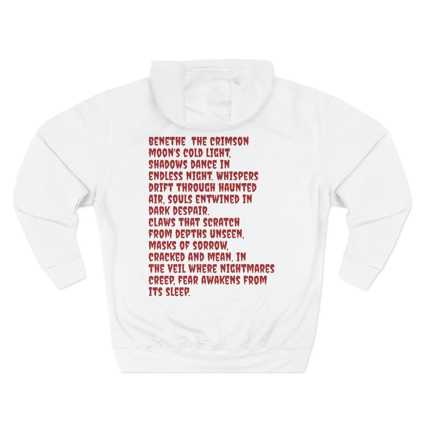 Bloodmoon Haunt — Horror Poem Hoodie
