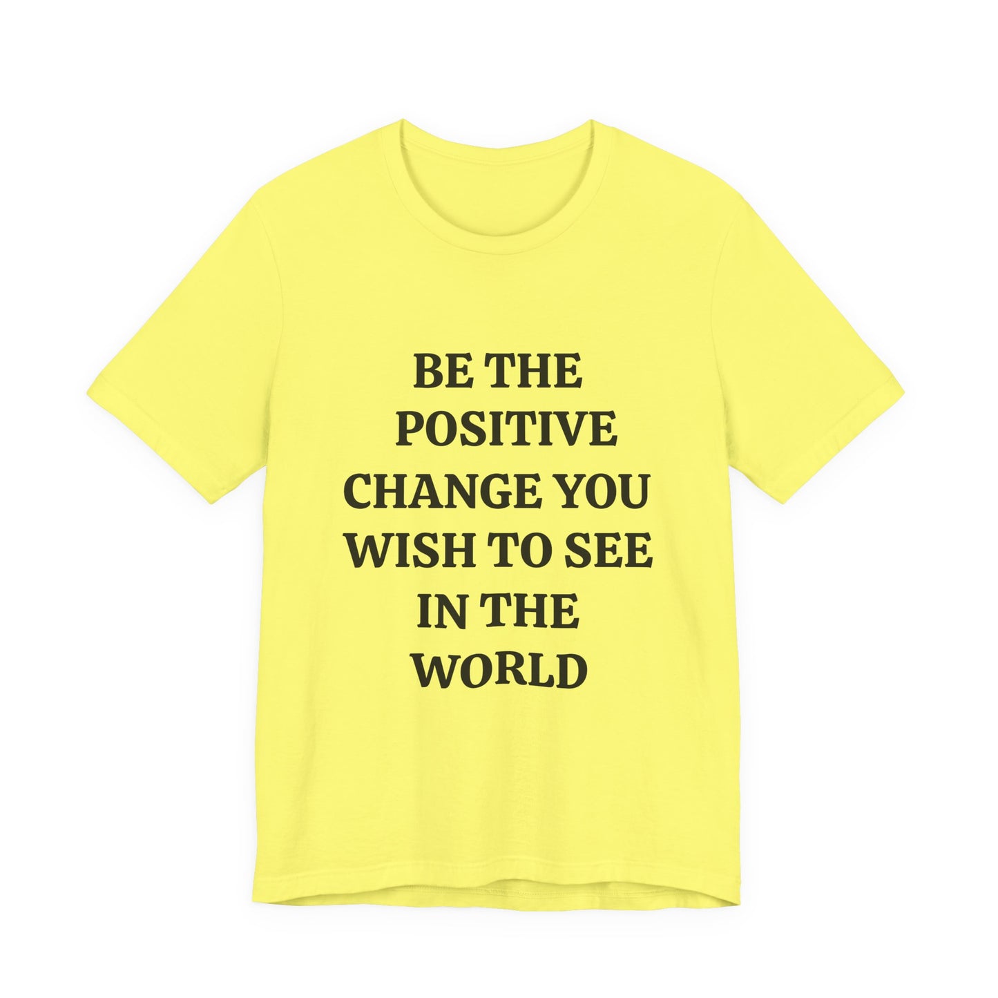 Unisex Jersey Short Sleeve Tee (Positive Change)