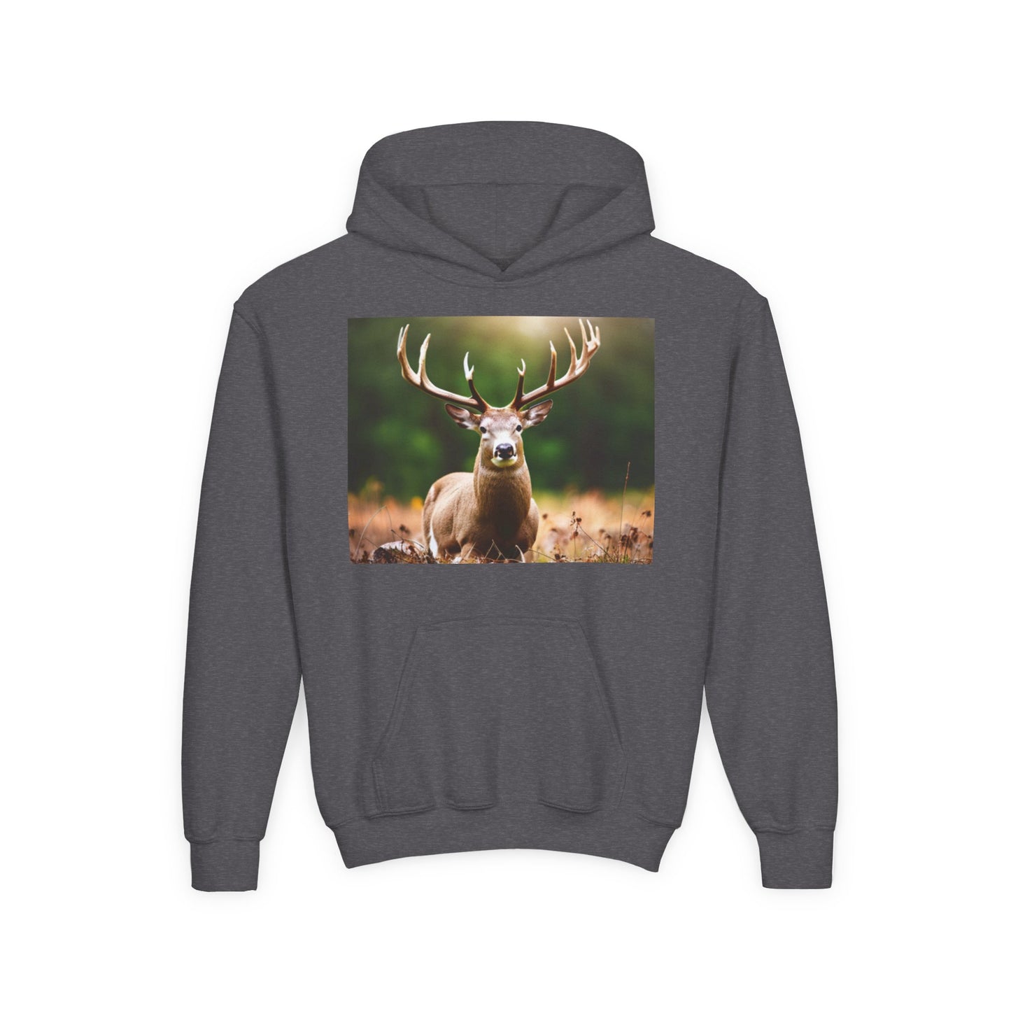 Youth Heavy Blend Hooded Sweatshirt (Deer)