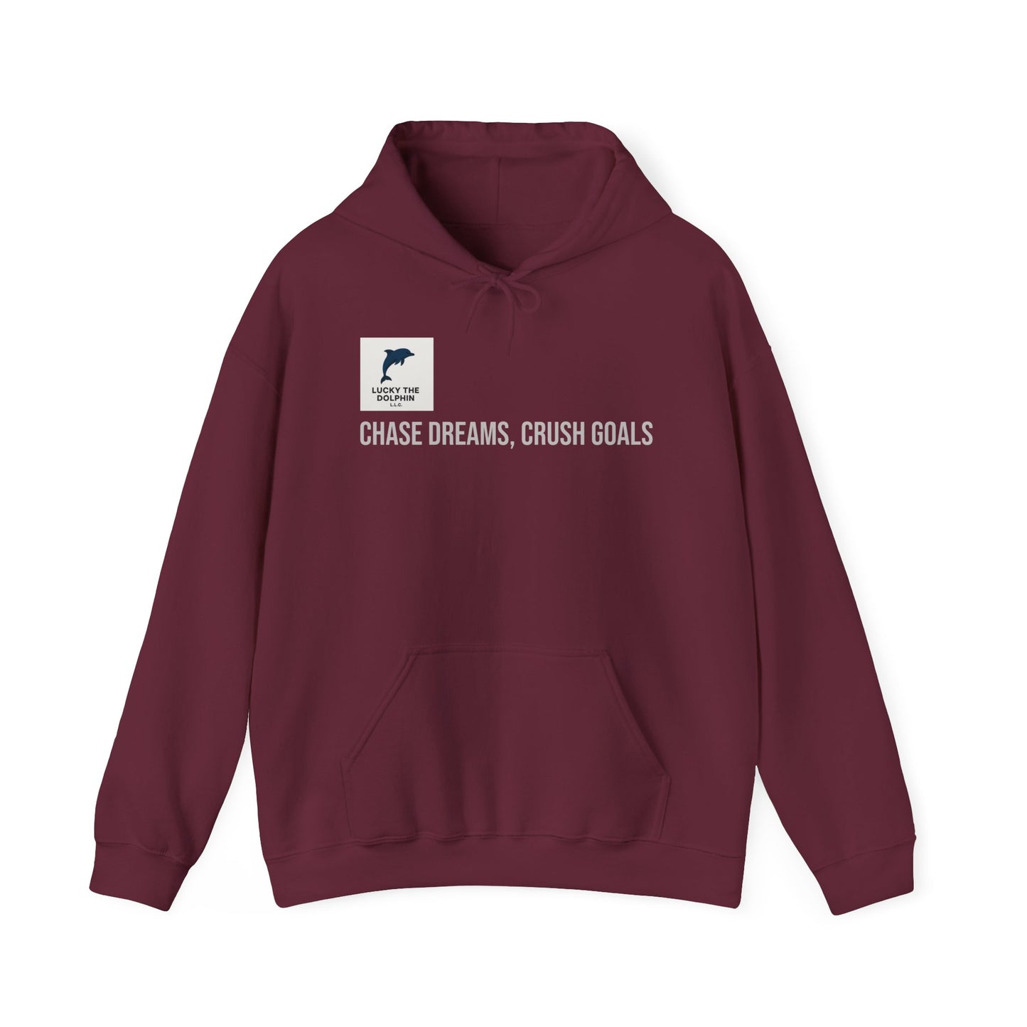 Chase Dreams Hoodie - Motivational Sweatshirt for Goal Getters, Unisex Casual Wear, Perfect for Gift Giving, Cozy Layering
