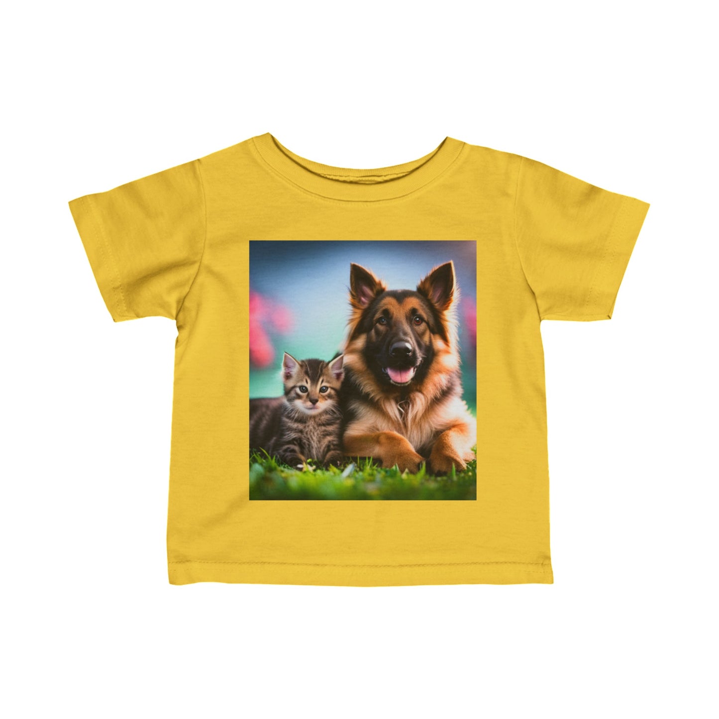 Infant Fine Jersey Tee (German Shephard)