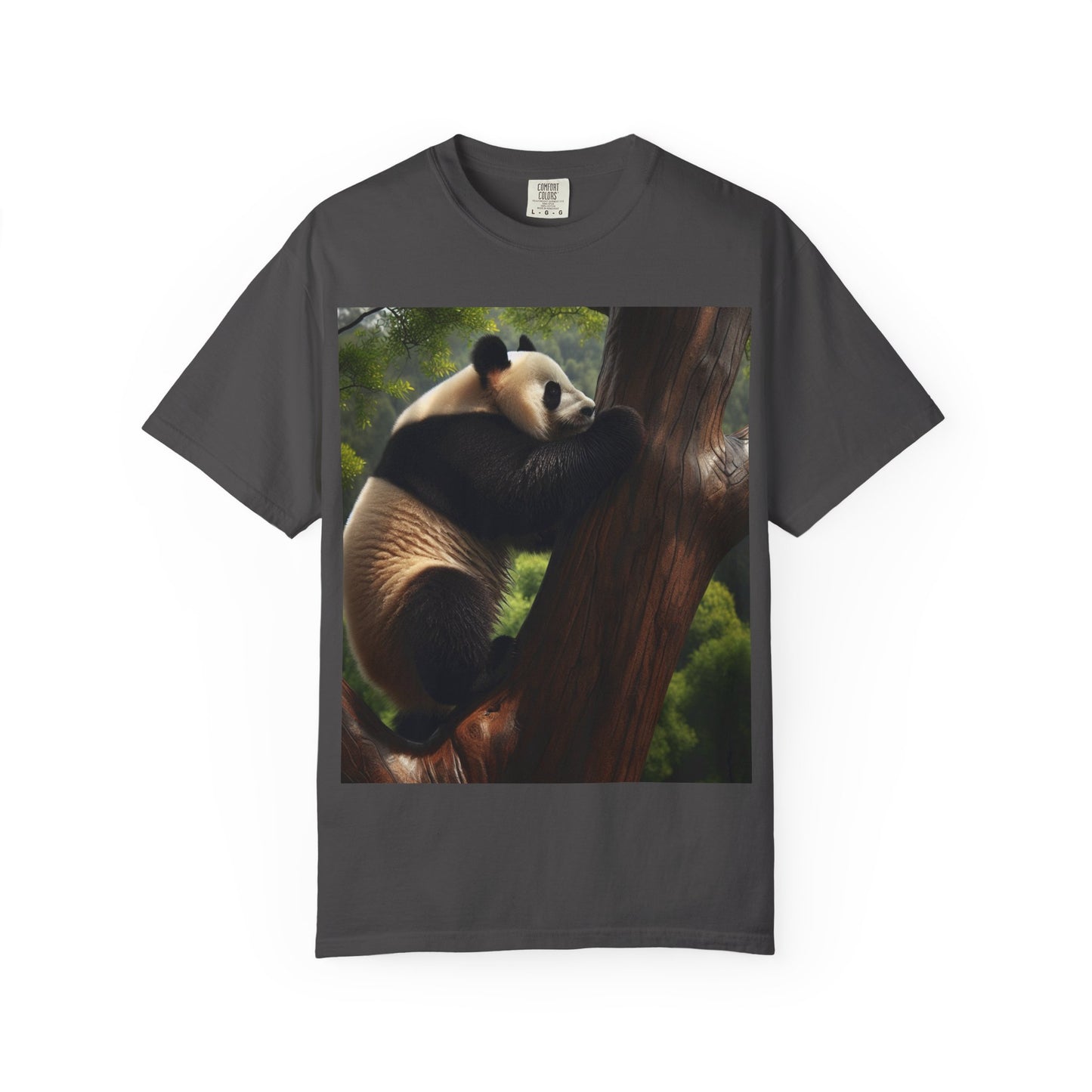 Unisex Panda Climbing T-Shirt - Nature Lover Gift