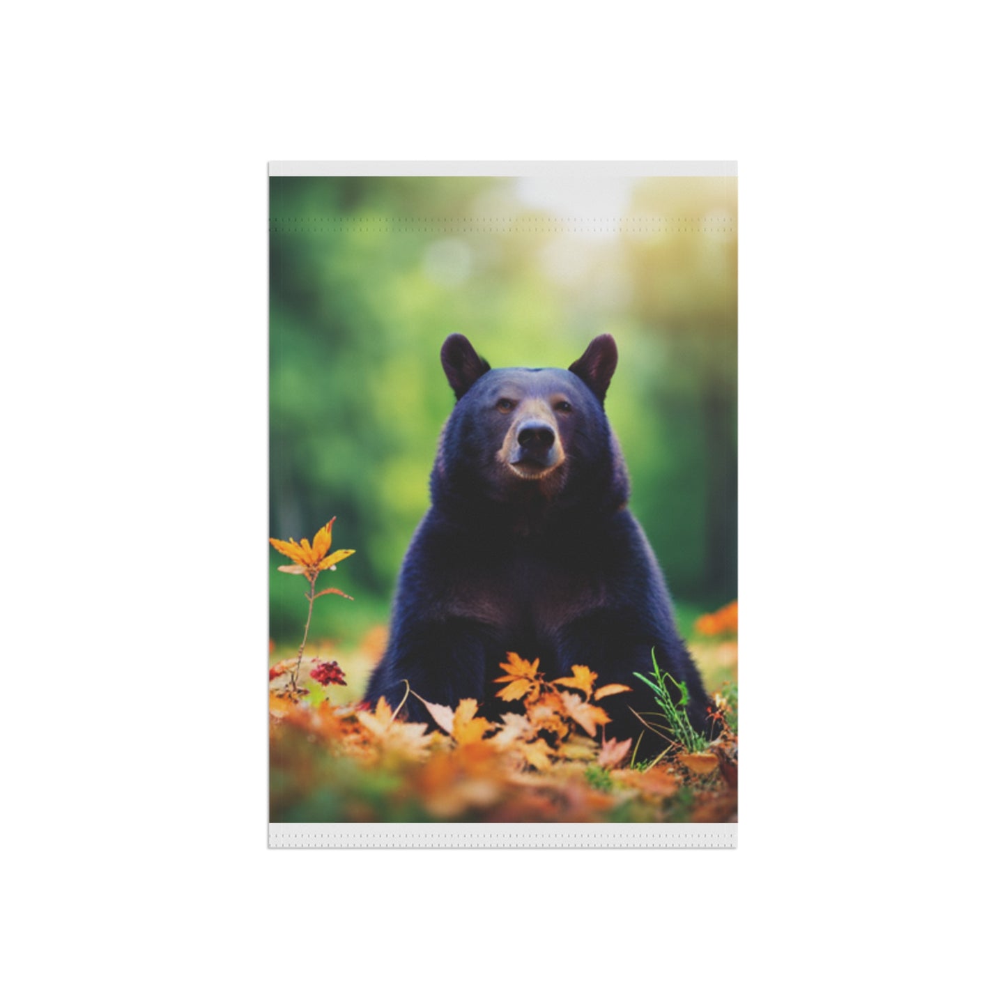 Garden & House Banner (Black Bear)