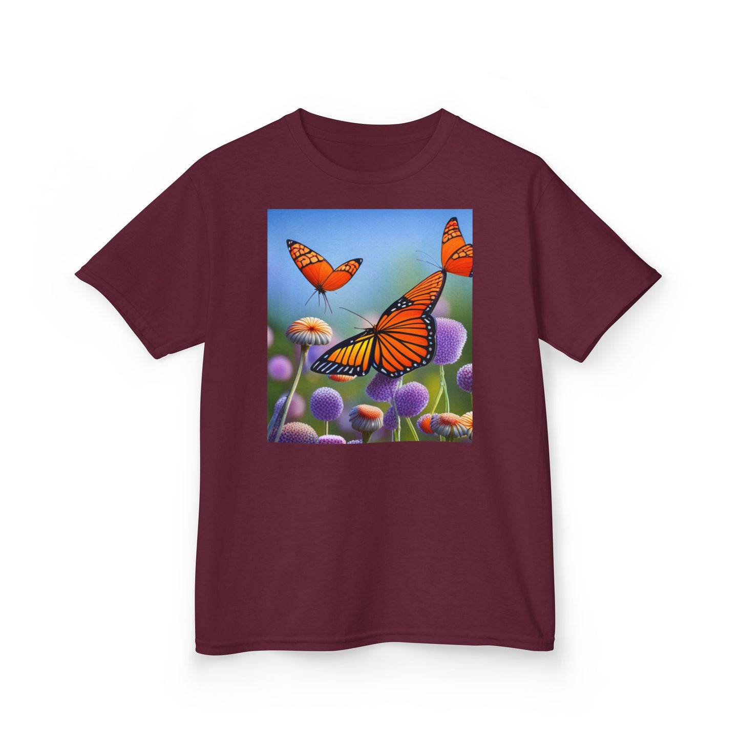 Kids Heavy Cotton™ Tee (Monarch Butterfly)