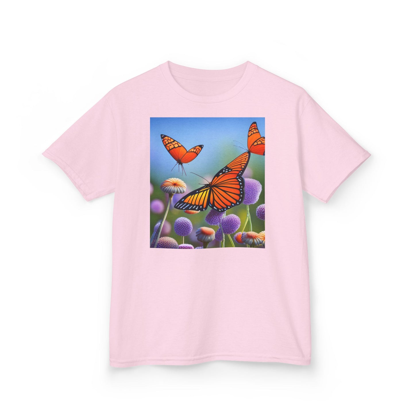 Kids Heavy Cotton™ Tee (Monarch Butterfly)