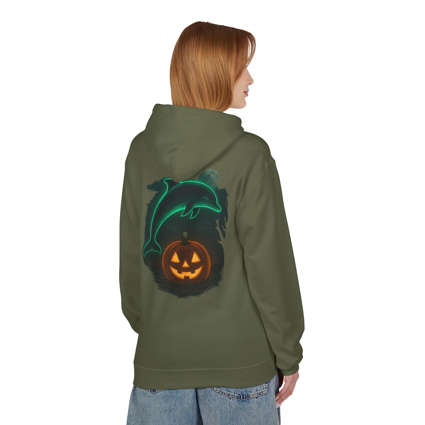 🎃👻 Lucky the Dolphin Halloween Hoodie (Unisex) 👻🎃