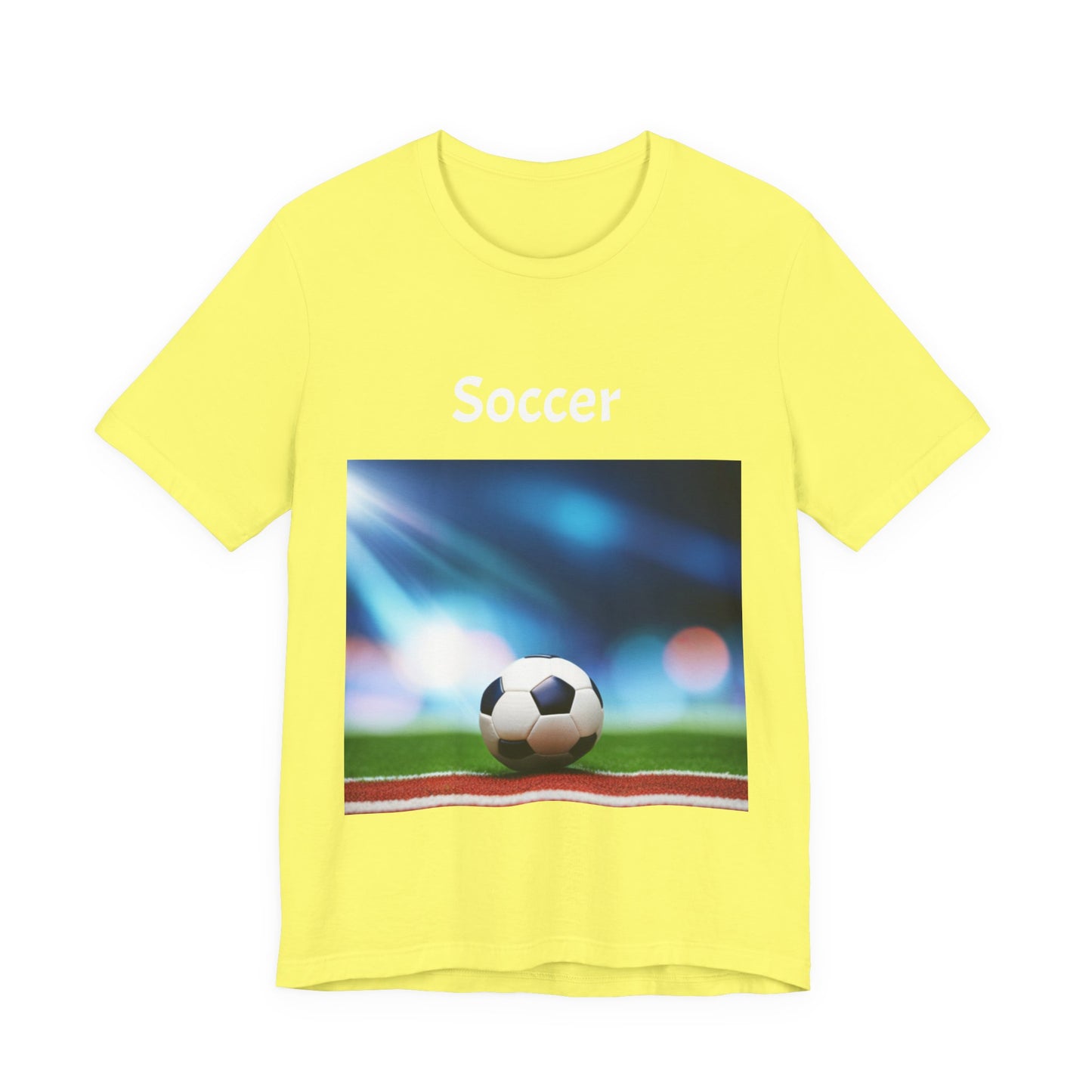 Unisex Jersey Short Sleeve Tee (Soccer Ball)