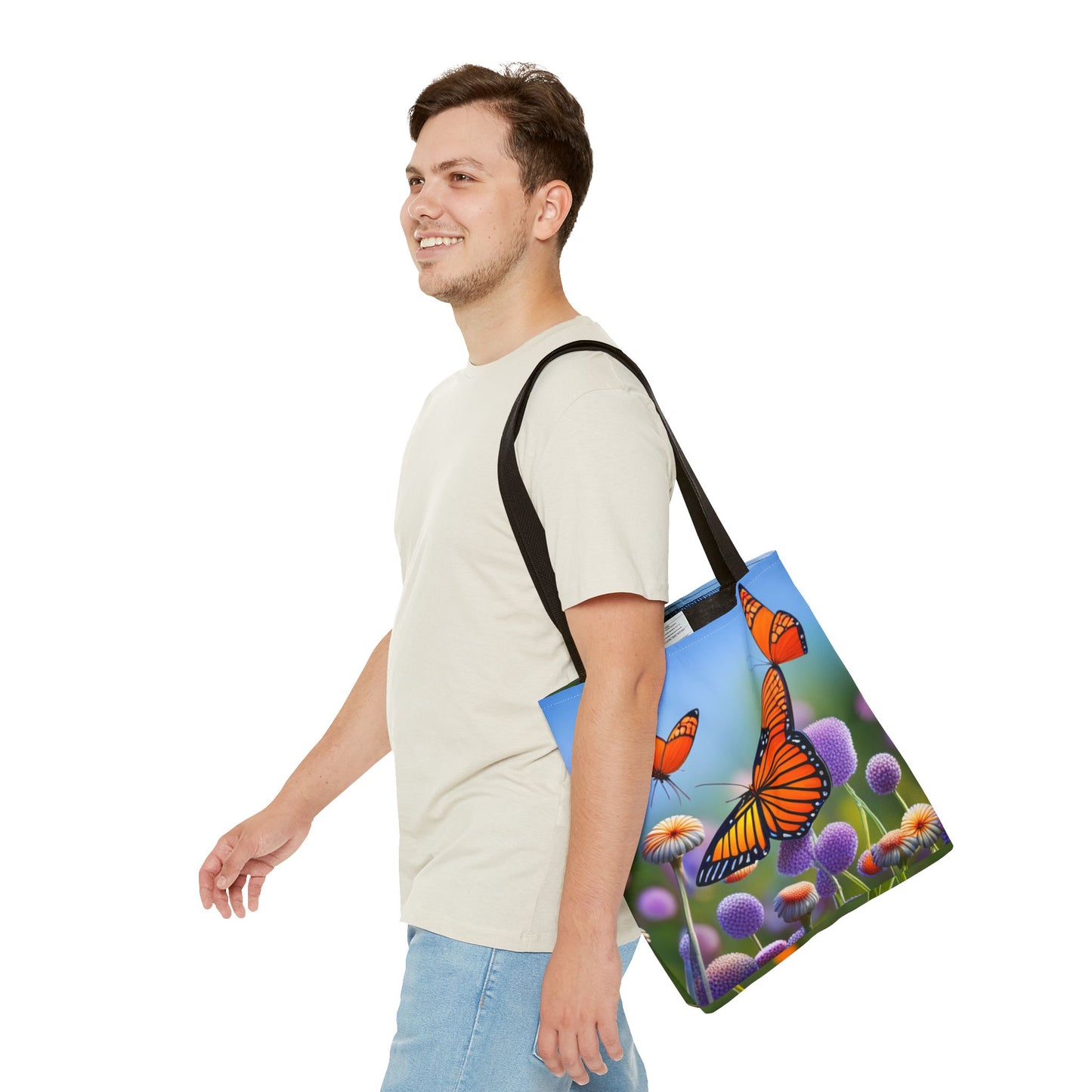 Tote Bag (AOP) (Butterflies)