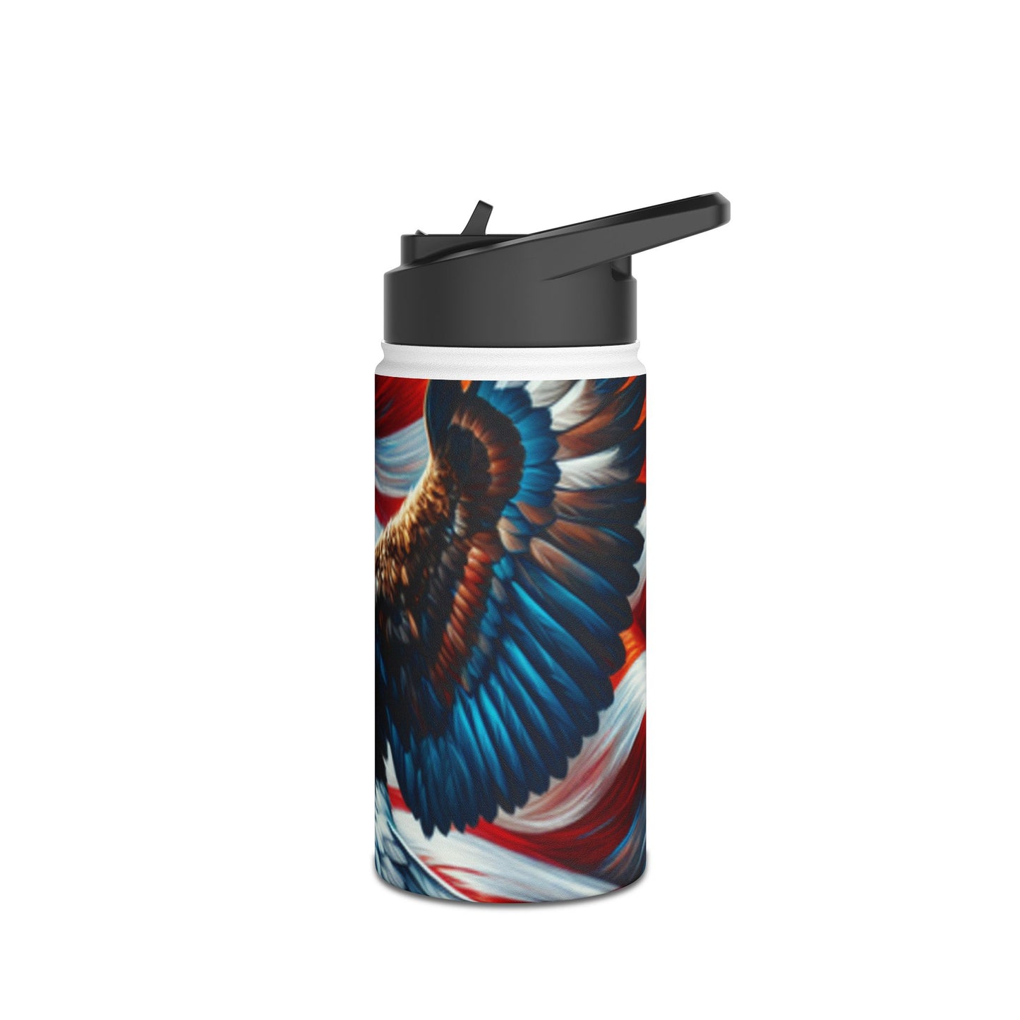 Stainless Steel Water Bottle, Standard Lid (Eagle)
