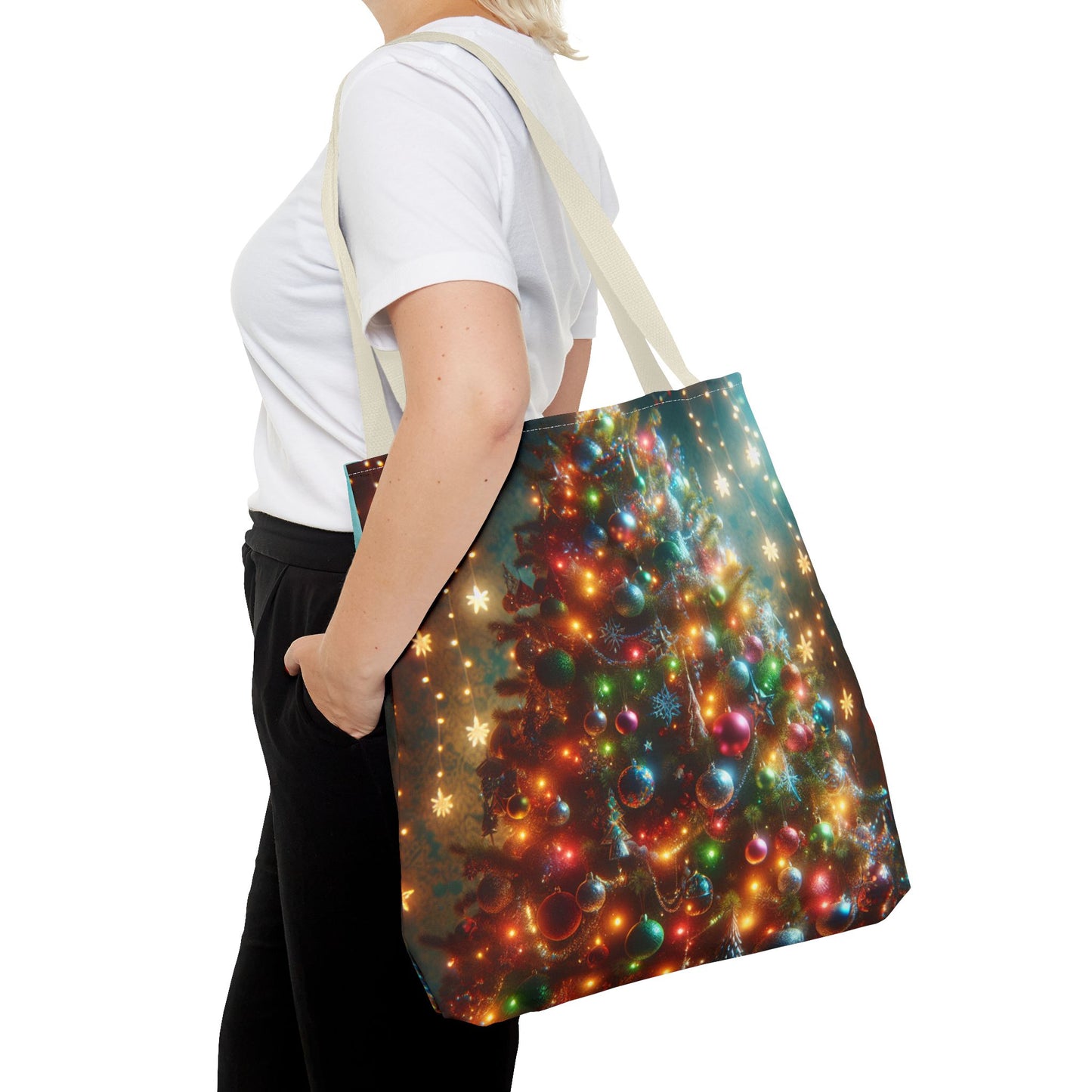 Tote Bag (AOP) (Tree w/Lights)