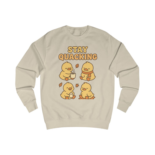 Cozy Ducks Sweatshirt – Funny Fall Pullover for Animal Lovers(UNISEX)