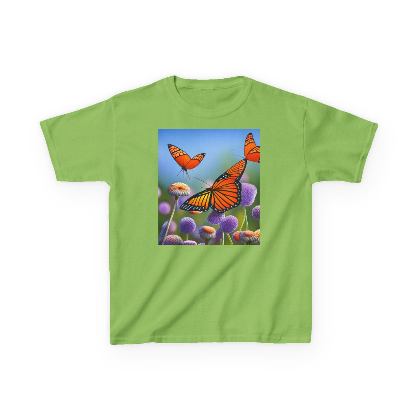 Kids Heavy Cotton™ Tee (Monarch Butterfly)