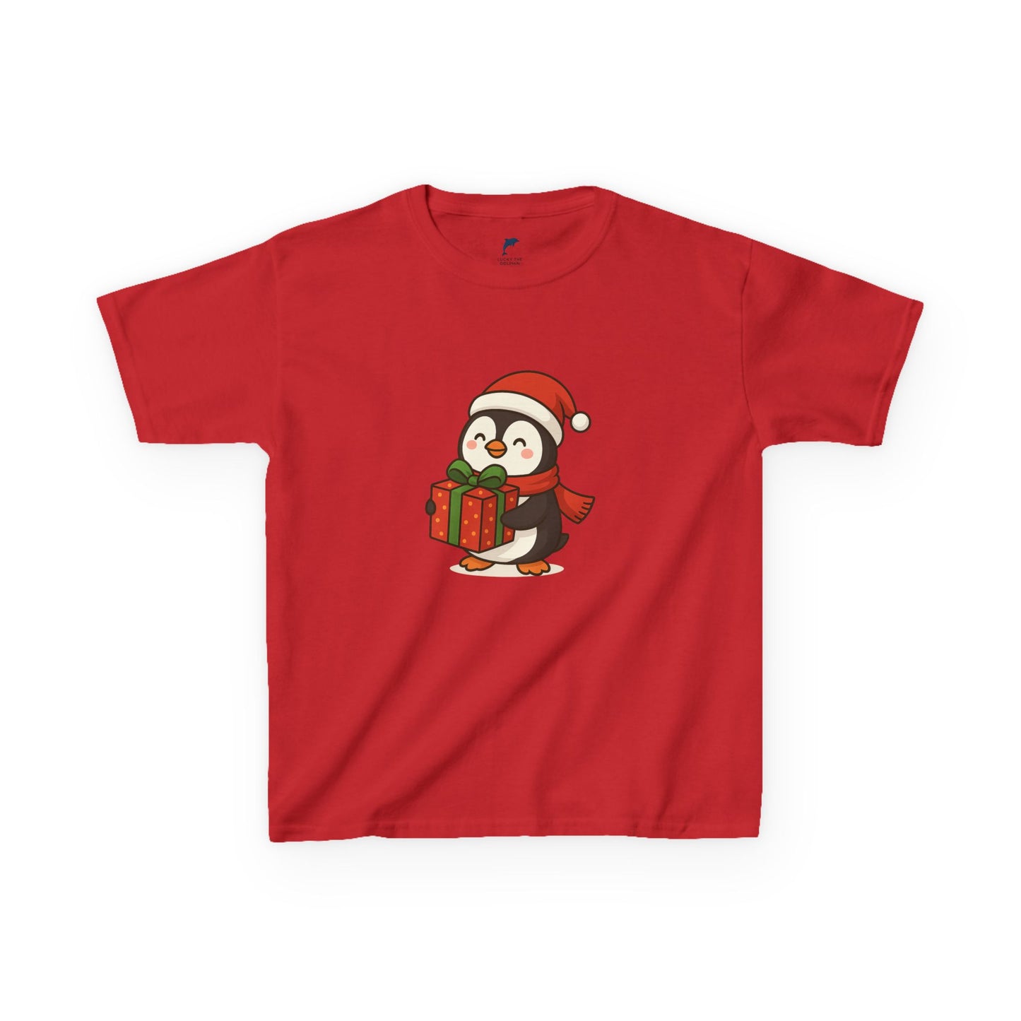 Festive Cute Penguin Tee kids