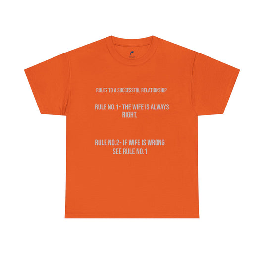 Wife Is Always Right Shirt – Funny Relationship Gift Tee(Unisex)