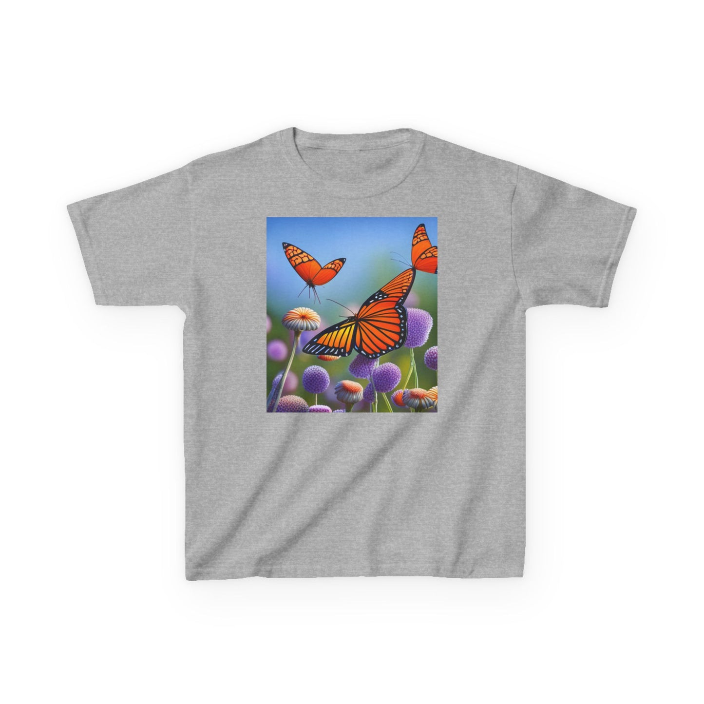 Kids Heavy Cotton™ Tee (Monarch Butterfly)