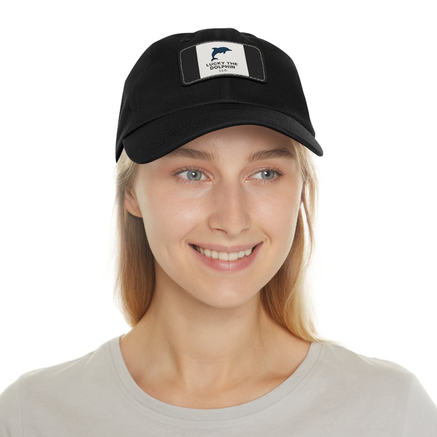Lucky the Dolphin LLC Signature Logo Hat – Classic Comfort, Bold Style