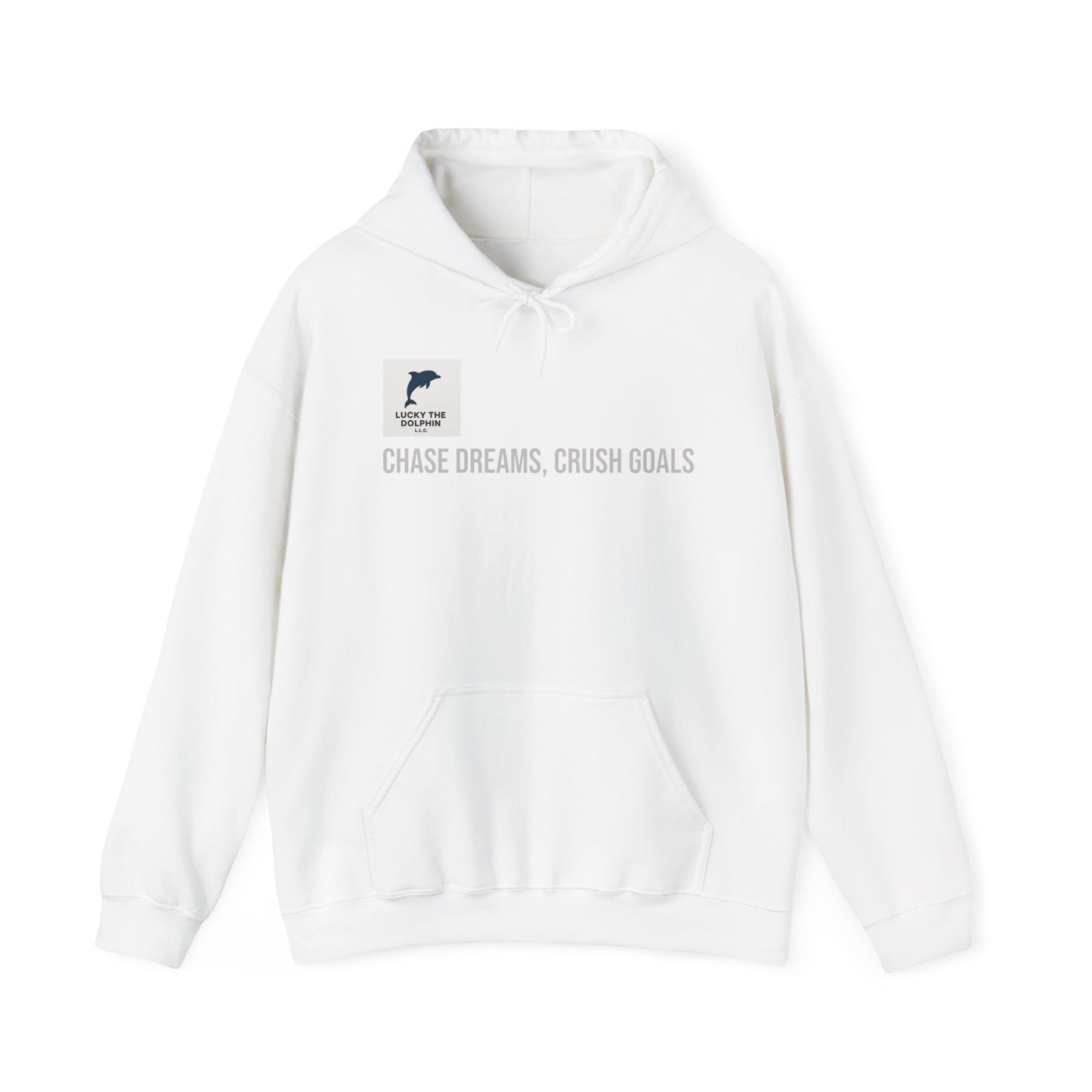 Chase Dreams Hoodie - Motivational Sweatshirt for Goal Getters, Unisex Casual Wear, Perfect for Gift Giving, Cozy Layering