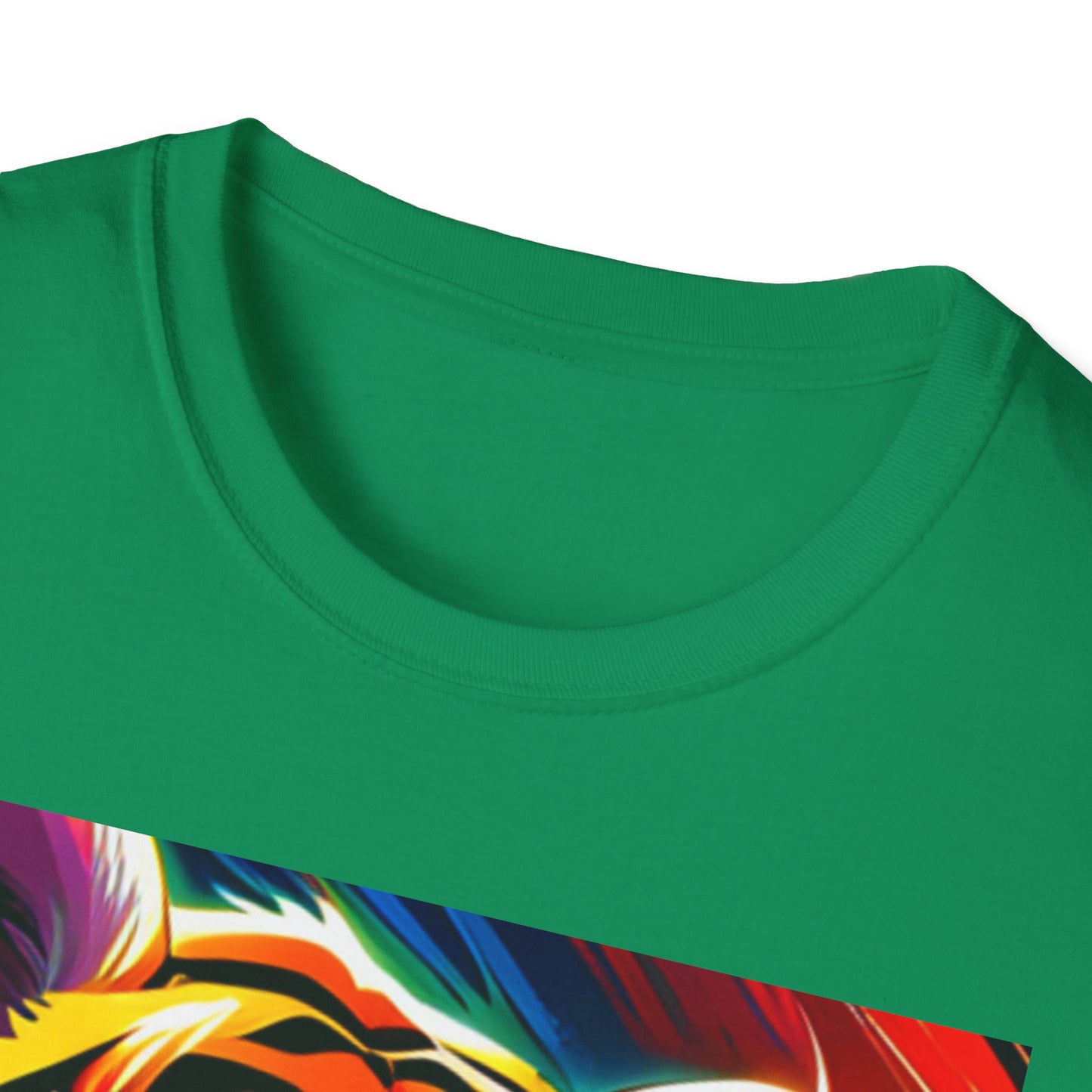 Unisex Softstyle T-Shirt (Tiger Colorful)