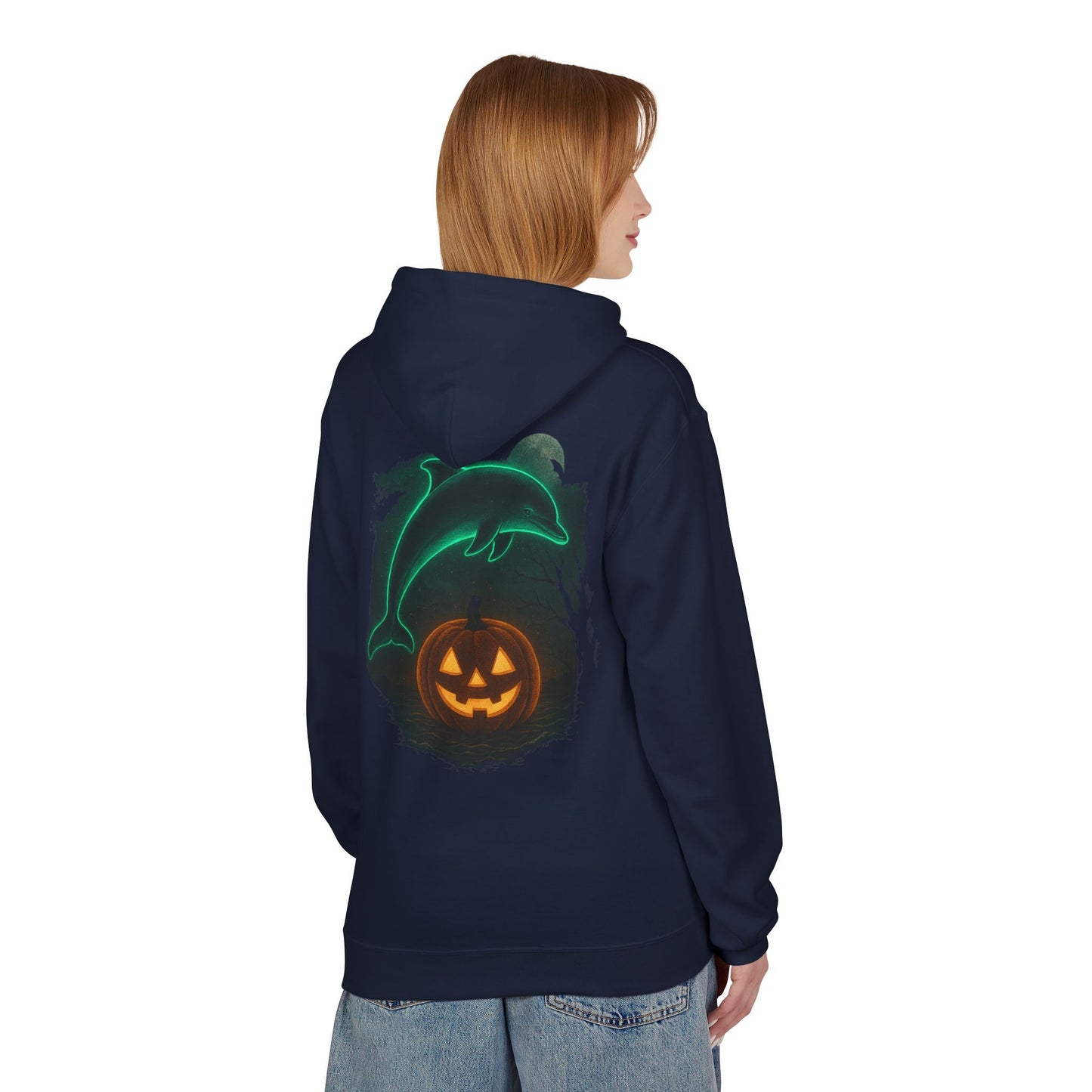 🎃👻 Lucky the Dolphin Halloween Hoodie (Unisex) 👻🎃