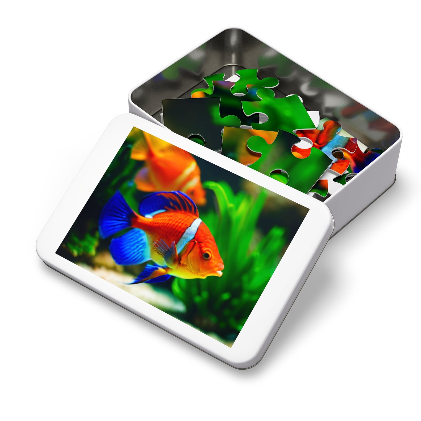 Jigsaw Puzzle (30, 110, 252, 500, and 1000-Piece) (Orange Fish)