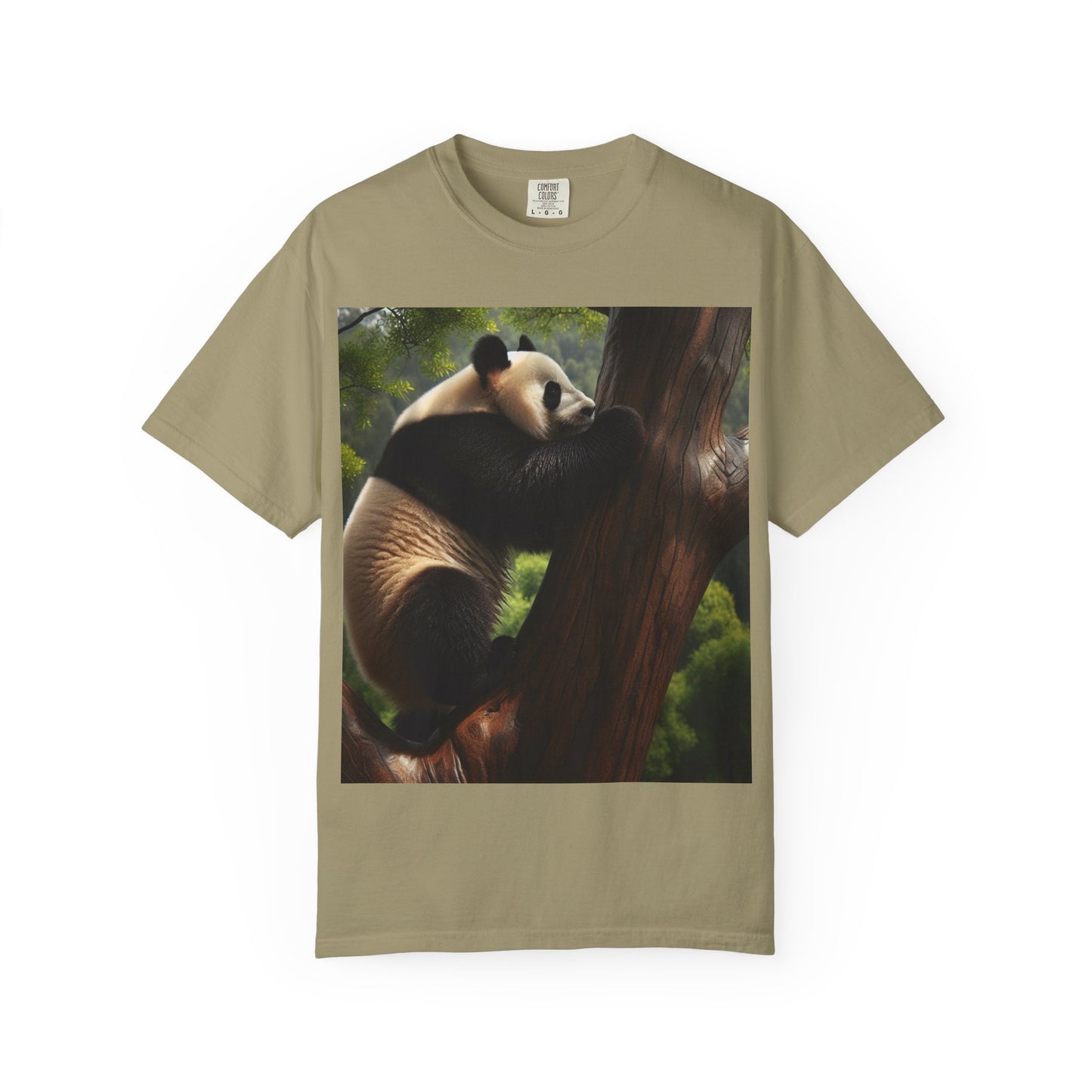 Unisex Panda Climbing T-Shirt - Nature Lover Gift