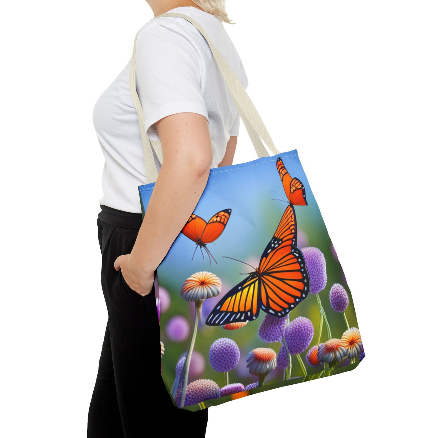 Tote Bag (AOP) (Butterflies)